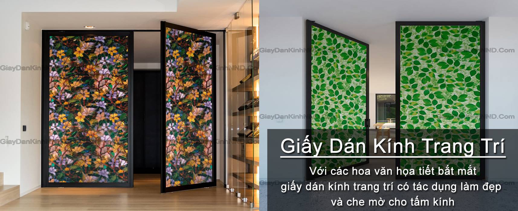 Giấy Decal Dán Kính Trang Trí, Che Mờ Cửa Sổ Đẹp