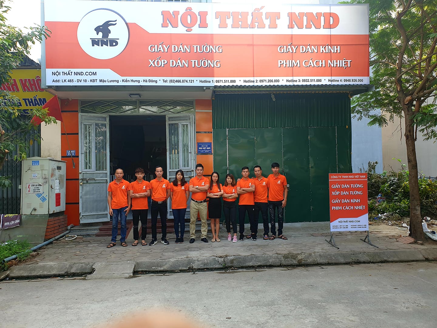 Công ty TNHH NND Viêt Nam hoạt động trong lĩnh vực giấy decal dán kính từ năm 2010, với nhiều đại lý khác nhau trên khắp Hà Nội và một vài tỉnh trong nước.