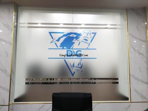 Hình ảnh thi công thực tế công trình logo DG