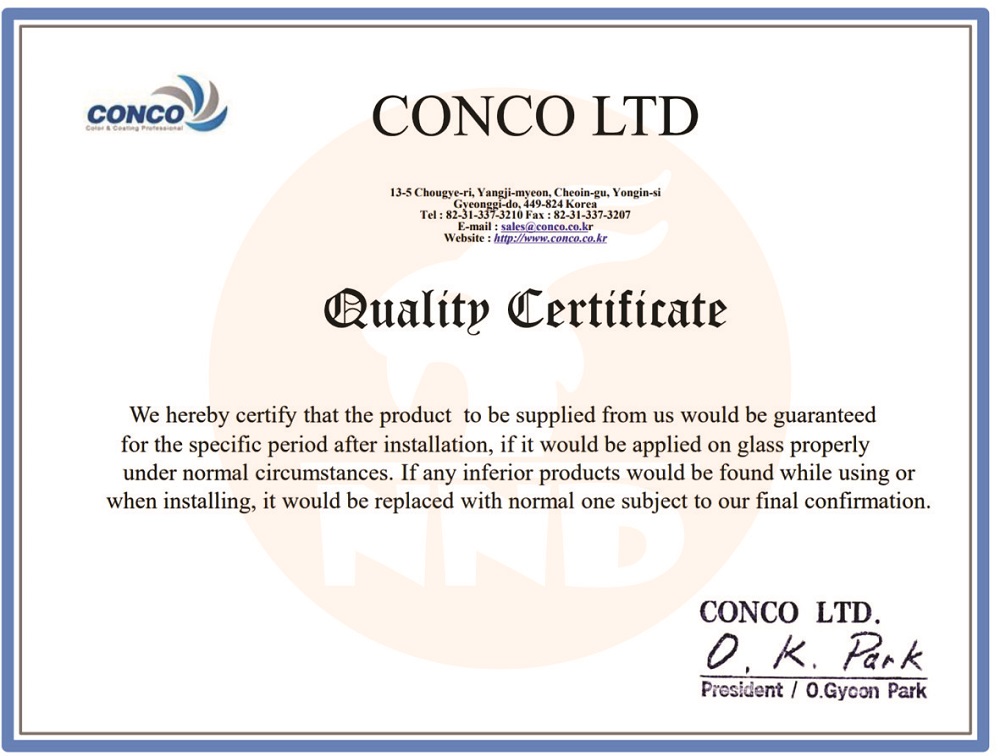 CQ chứng nhận chất lượng sản phẩm của NND
