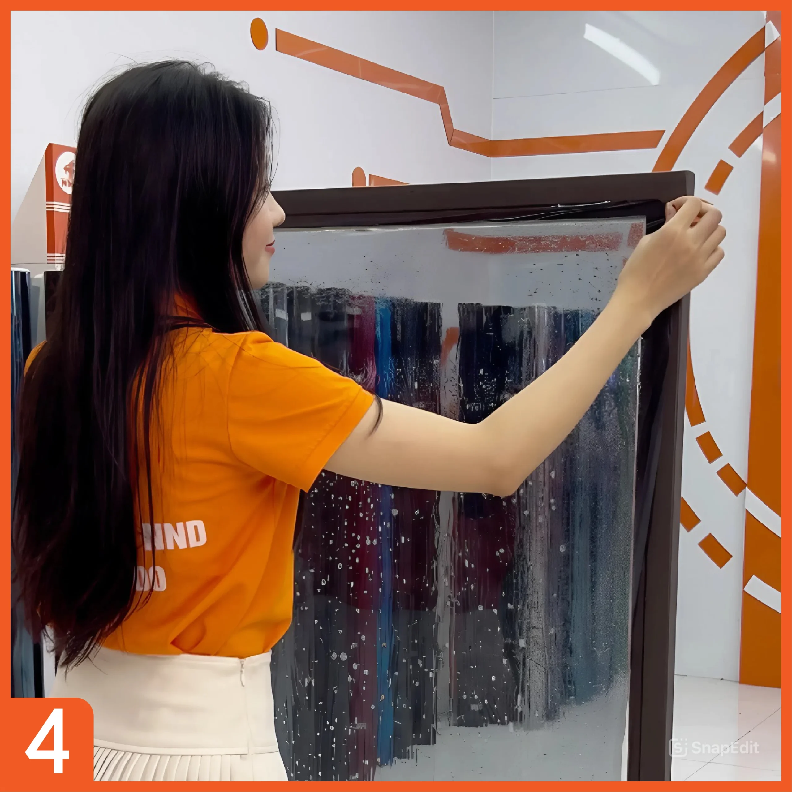 Vào phim và căn chỉnh cho vừa đúng khổ kính