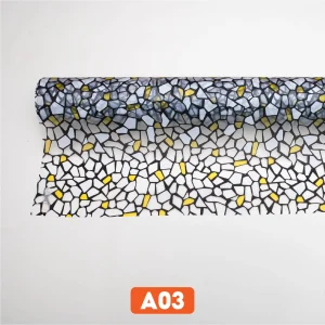 Giấy dán kính hoạ tiết giả sỏi mã A03