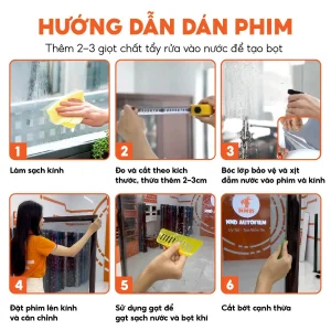Giấy dán kính trang trí hình học mã A04