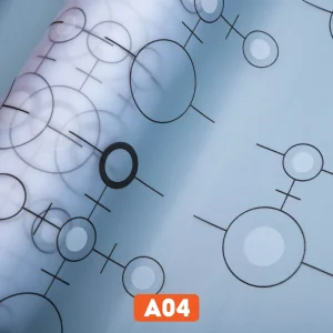 Giấy dán kính trang trí hình học mã A04