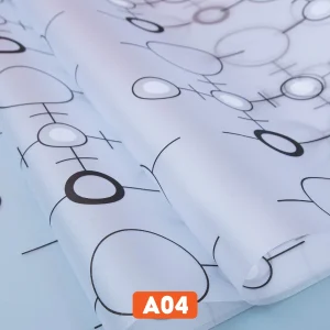 Giấy dán kính trang trí hình học mã A04