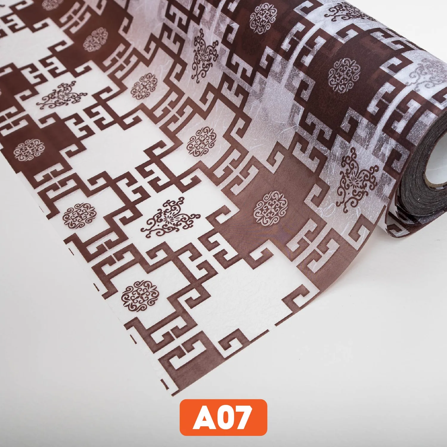 Giấy dán kính hình chữ thọ đen mã A07