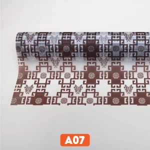 Giấy dán kính hình chữ thọ đen mã A07