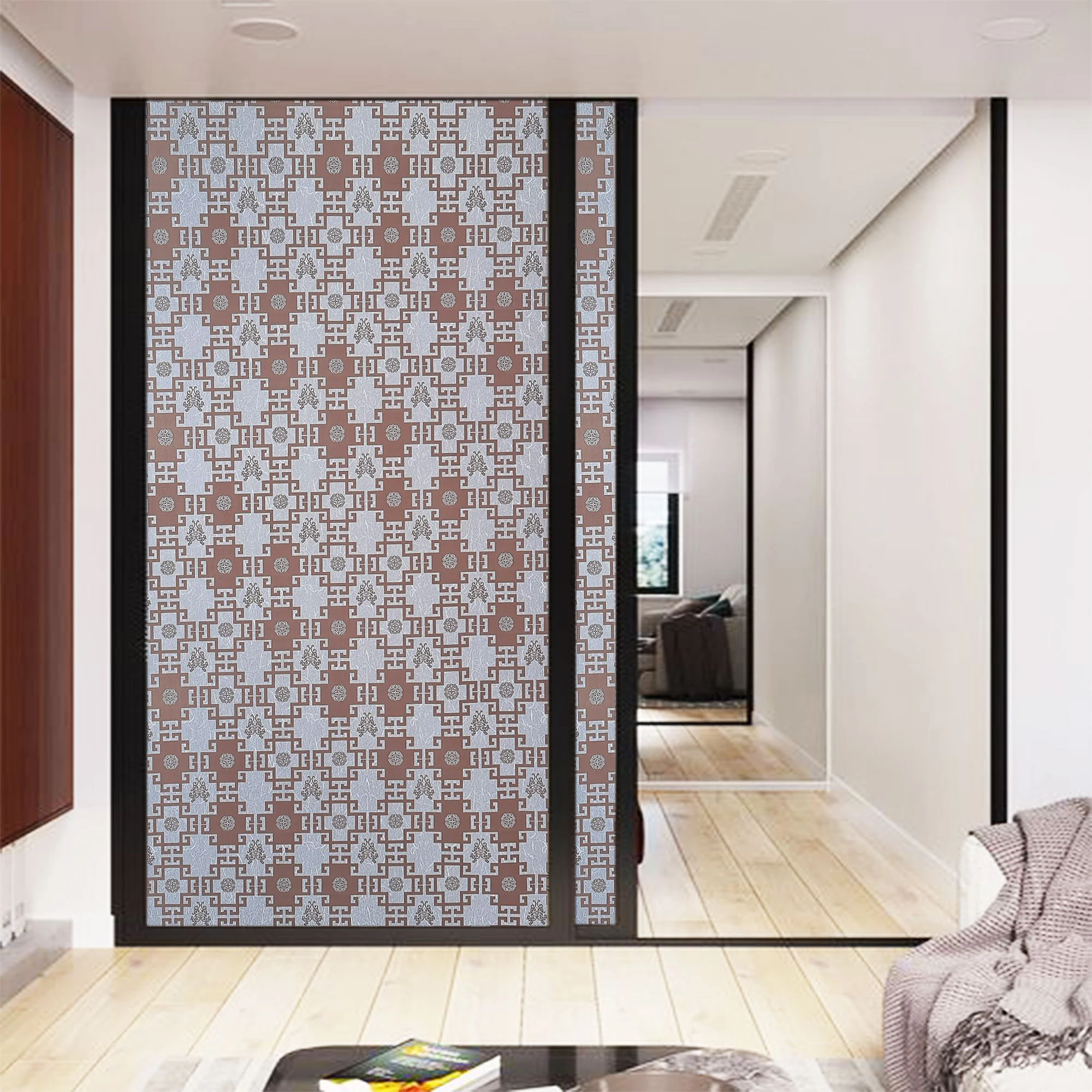 Giấy dán kính họa tiết Á Đông mã A07