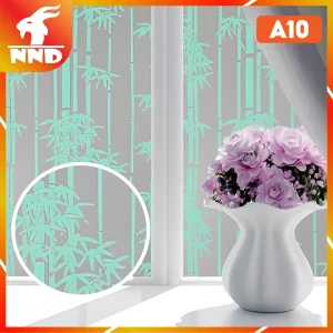 Giấy dán kính cây trúc non mã A10
