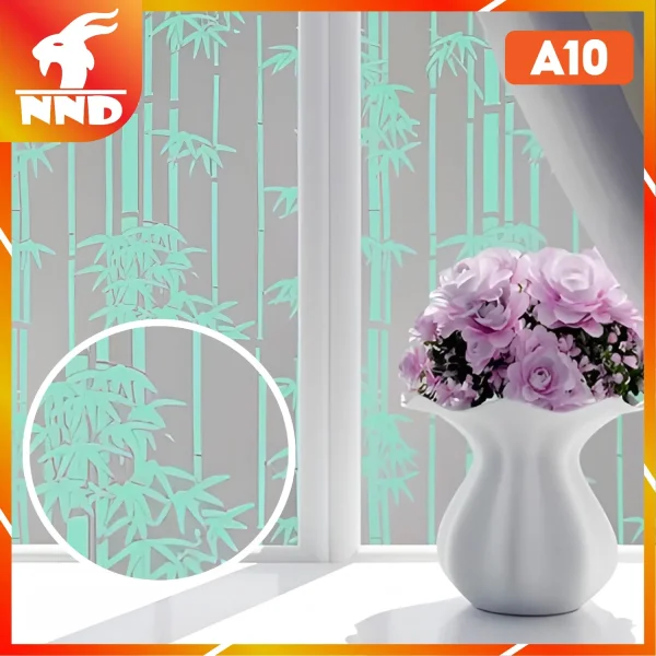 Giấy dán kính cây trúc non mã A10
