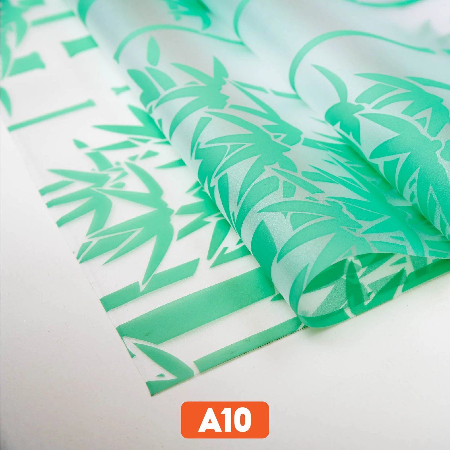 Giấy dán kính cây trúc non mã A10