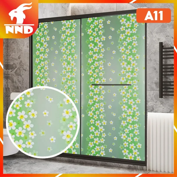 Giấy dán kính trang trí hoa đại mã A11