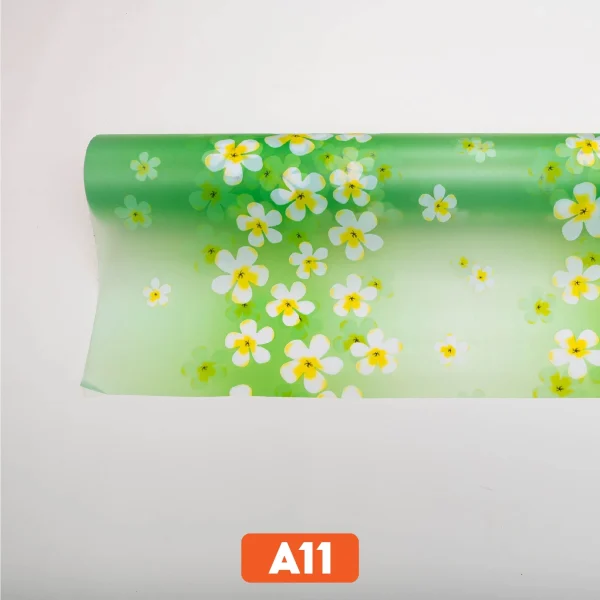 Giấy dán kính trang trí hoa đại mã A11