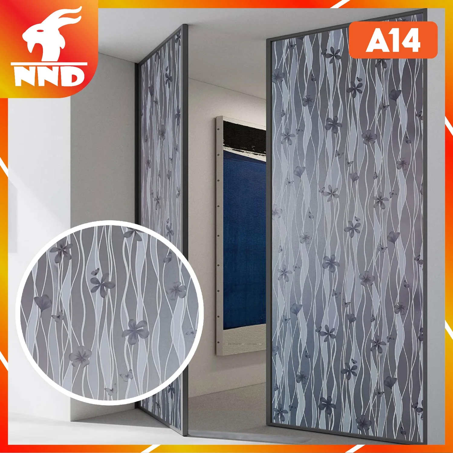 Giấy dán kính trang trí mã A14