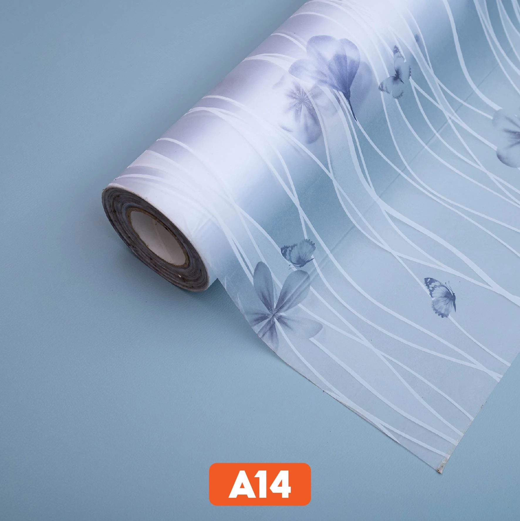 Giấy dán kính họa tiết hoa dây nghệ thuật mã A14