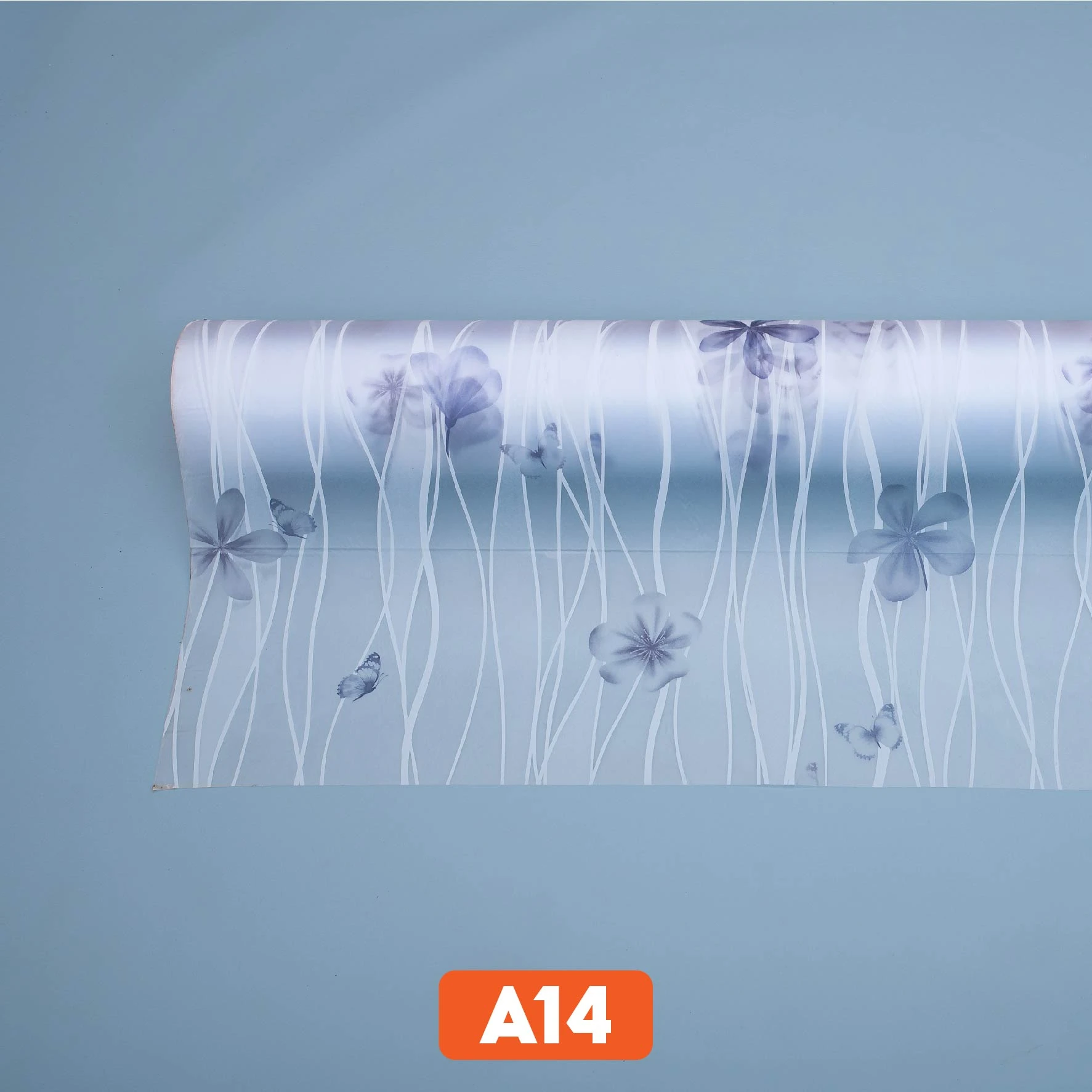 Giấy dán kính họa tiết hoa dây nghệ thuật mã A14