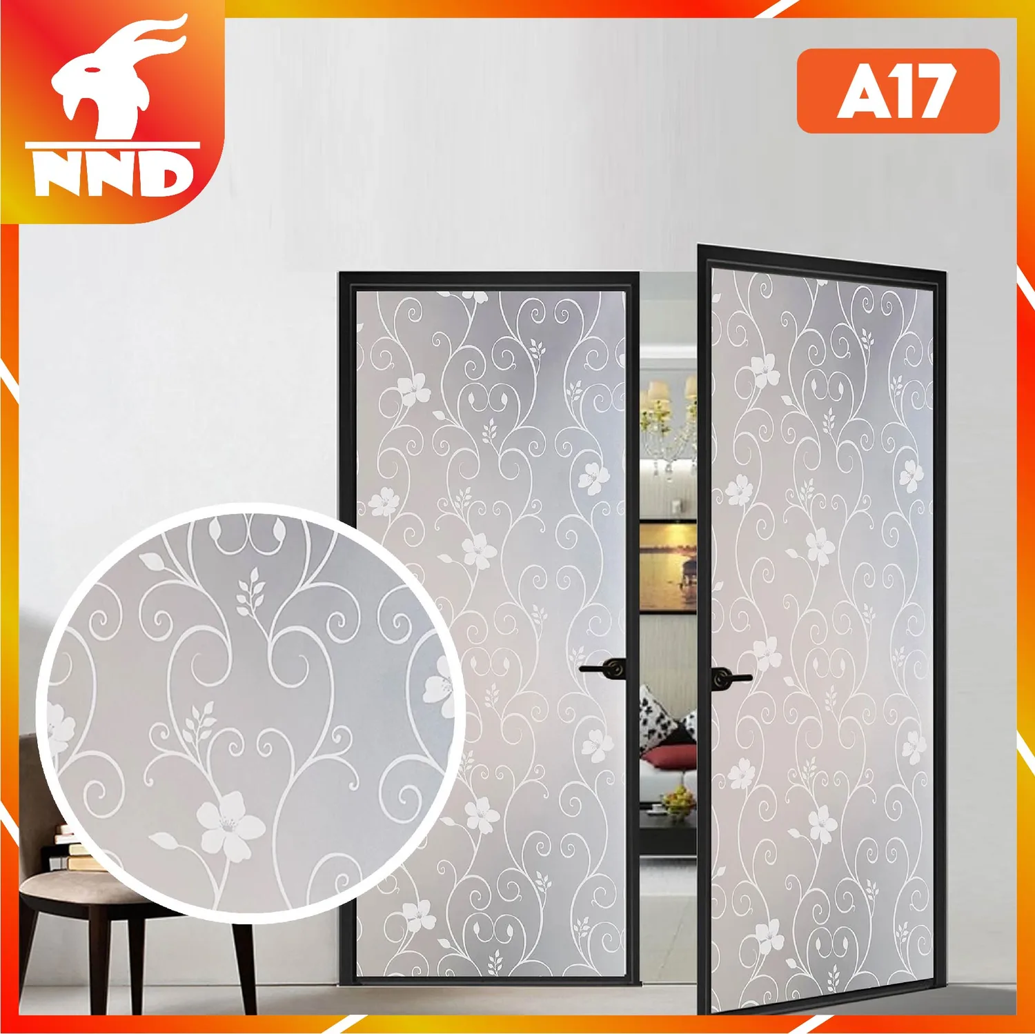 Giấy dán kính trang trí mã A17