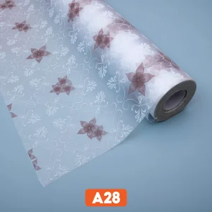 Giấy dán kính hoa văn tân cổ điển mã A28
