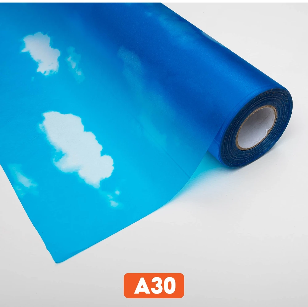 Giấy dán kính trang trí họa tiết bầu trời xanh mã A30