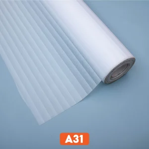Giấy dán kính trang trí kẻ rèm trắng mã A31
