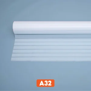 Giấy dán kính kẻ ngang trắng mã A32