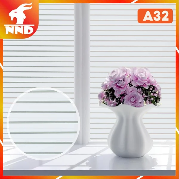 Giấy dán kính kẻ ngang trắng mã A32
