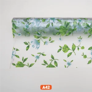 Giấy dán kính hoa văn hoà nhài mã A42