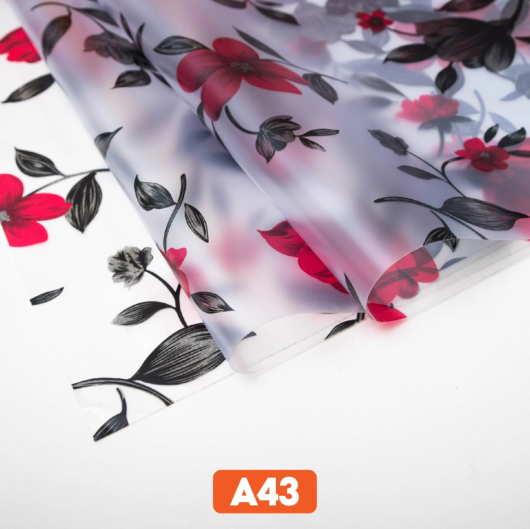 Giấy dán kính trang trí hoa anh đào mã A43