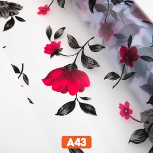Giấy dán kính trang trí hoa anh đào mã A43