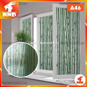 Mang không gian xanh vào phòng với mẫu decal dán kính hình cây trúc già. Giấy dán kính trang trí hình cây trúc mang không gian xanh mát vào ngôi nhà của bạn
