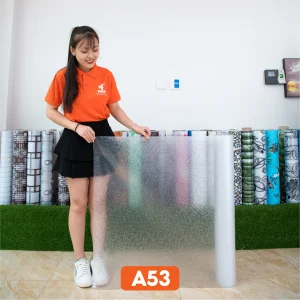 Giấy dán kính 3D giả đá mã A53