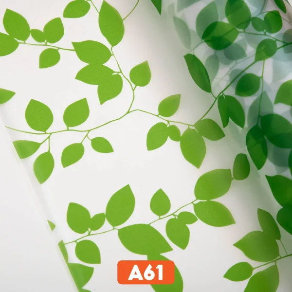 Giấy dán kính hình lá cây mã A61