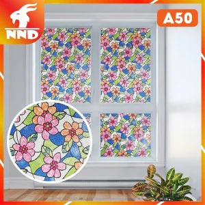 Giấy dán kính 3D trang trí mã A50