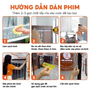 Mẫu dán kính kẻ ô trắng nhỏ mã A58