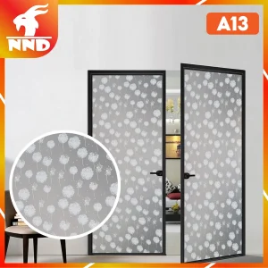 Giấy dán kính hình hoa bồ công anh mã A13