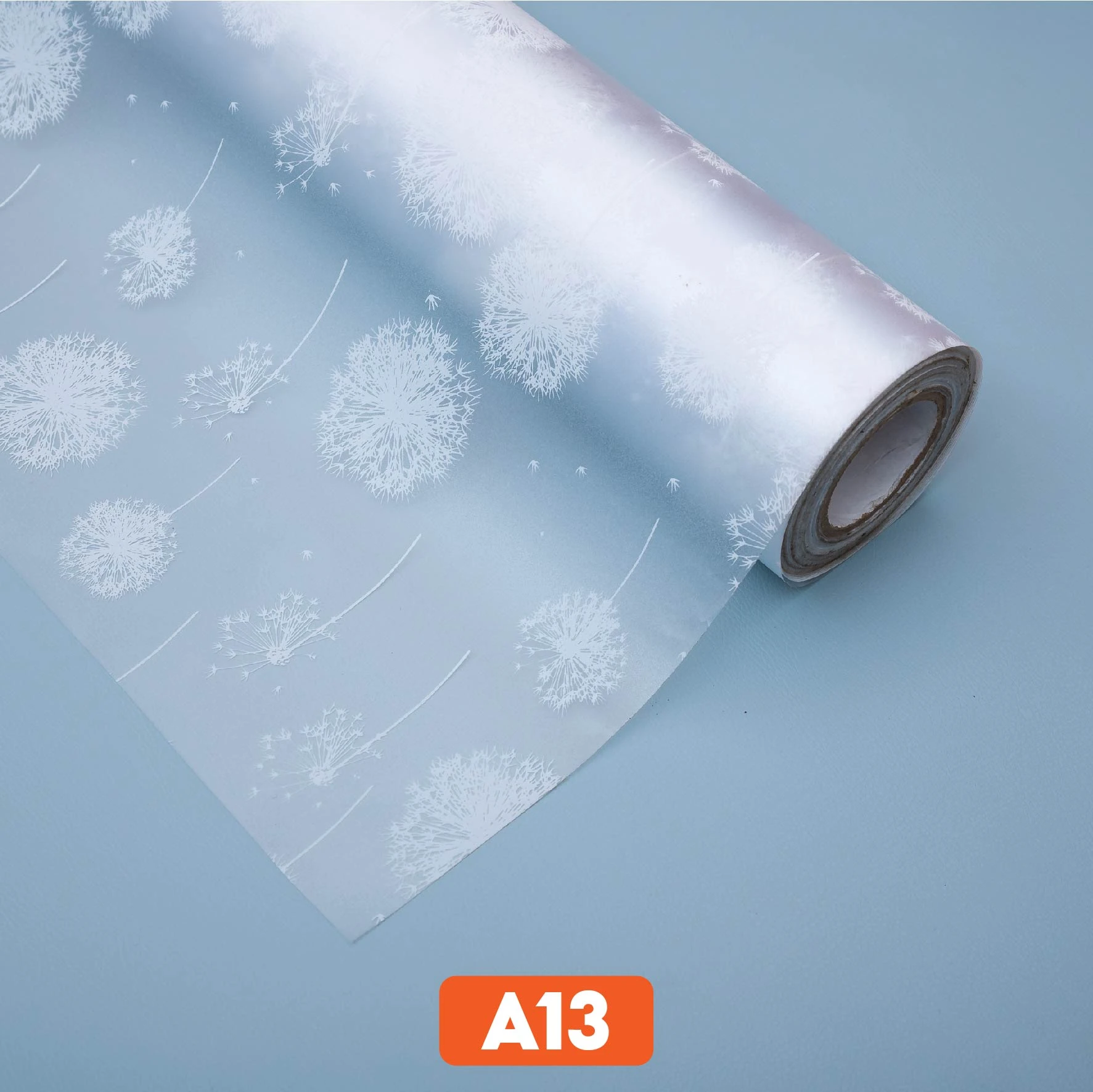 Giấy dán kính hình hoa bồ công anh mã A13