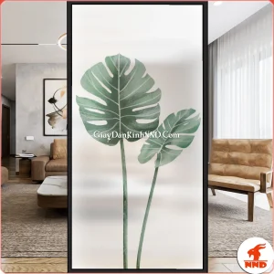 Tranh dán kính 3D in sẵn theo kích thước 60cm x 120cm