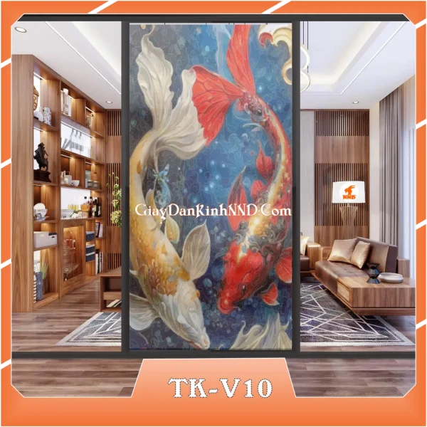 Ảnh lên kính của mã tranh dán kính 3D TK-V10