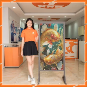 Ảnh demo 3D của mã tranh dán kính TK-V11