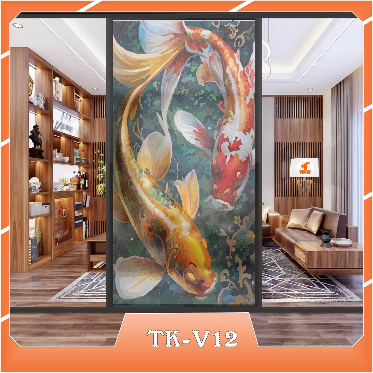 Ảnh lên kính của mã tranh dán kính 3D TK-V12