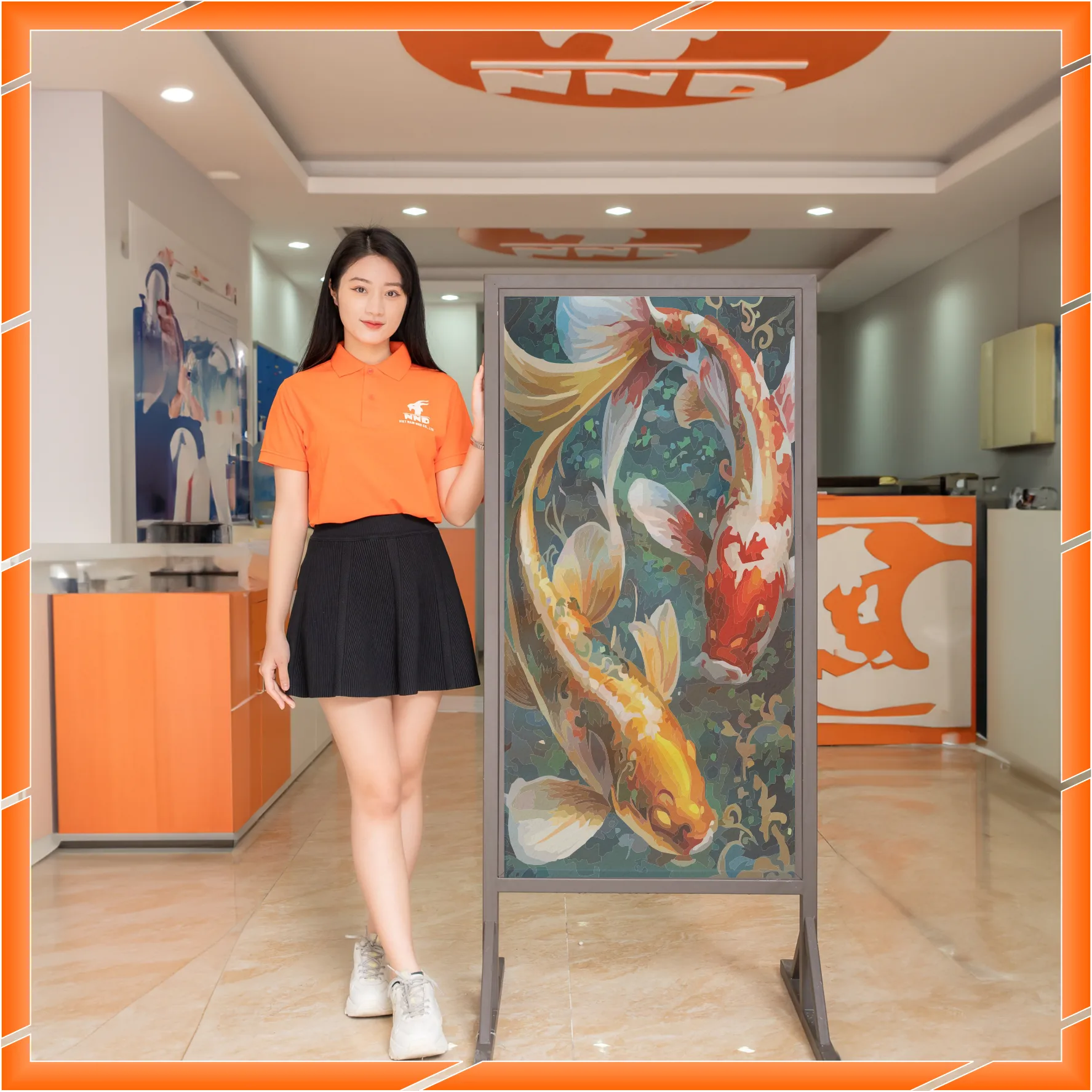 Ảnh lên kính của mã tranh dán kính 3D TK-V12