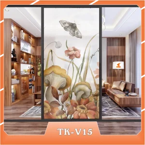 Ảnh demo 3D của mã tranh dán kính TK-V15