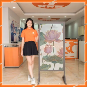 Ảnh lên kính của mã tranh dán kính 3D TK-V2