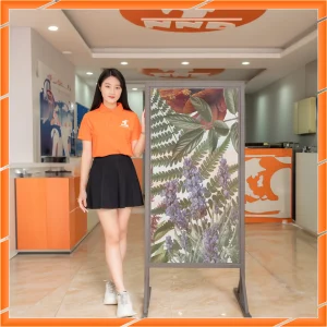 Ảnh demo 3D của mã tranh dán kính TK-V20