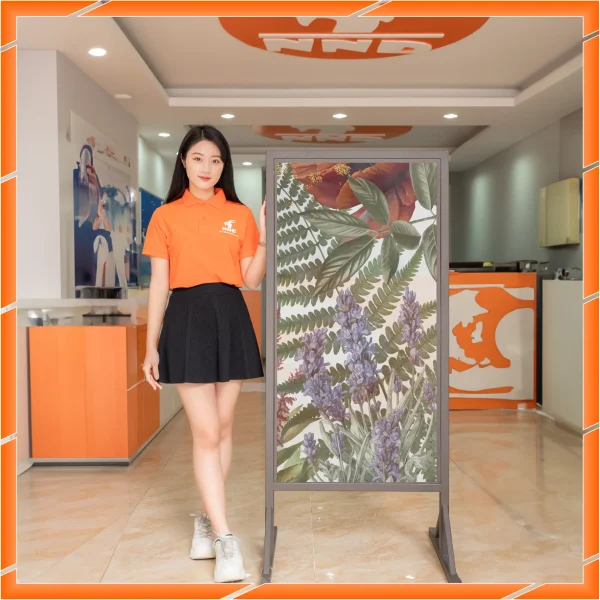 Ảnh demo 3D của mã tranh dán kính TK-V20