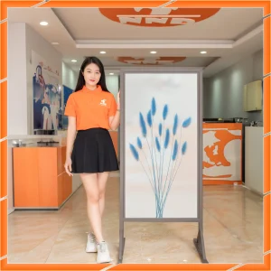 Ảnh demo 3D của mã tranh dán kính TK-V26