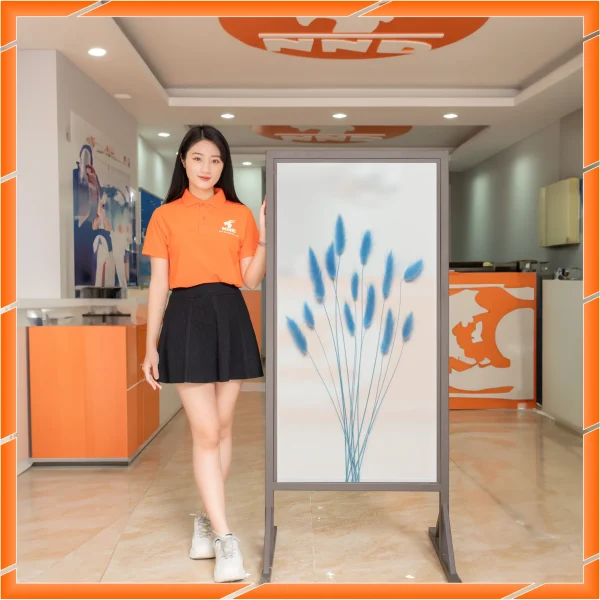 Ảnh demo 3D của mã tranh dán kính TK-V26
