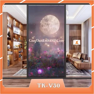 Ảnh lên kính của mã tranh dán kính 3D TK-V31-2
