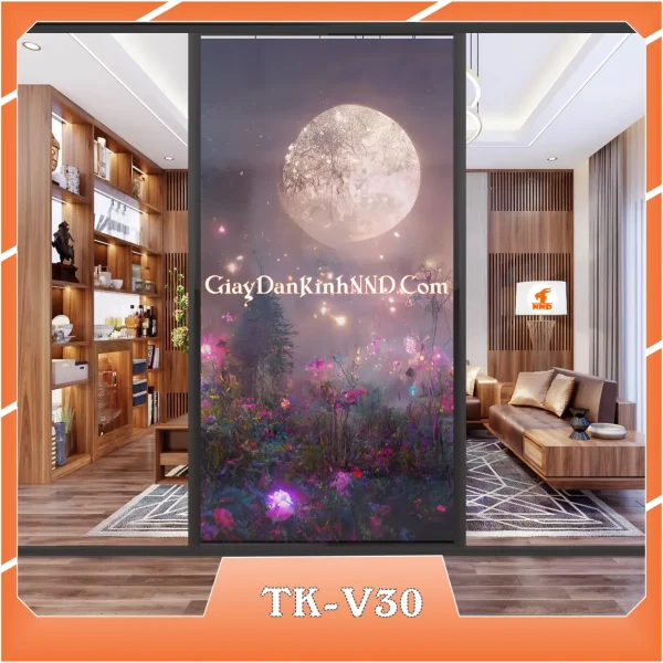 Ảnh lên kính của mã tranh dán kính 3D TK-V31-2
