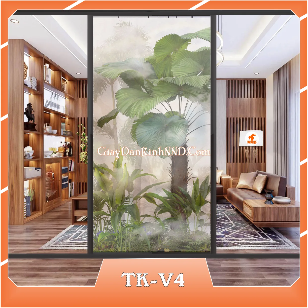 Ảnh lên kính của mã tranh dán kính 3D TK-V4